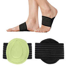 Apoio arco almofadas de almofada do pé compressão massageador para pés planos verde diminuído fasciite plantar dor noite ferramenta cuidados com os pés 2024 - compre barato