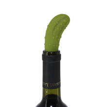 Originality Silicone Wine Stoppers Cucumber Shape Vegetables Wine Beer Bottle Cork Stopper Plug Wine Bottle Sealer Cap Bar Tools 2024 - buy cheap