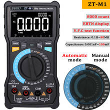 BSIDE ZT-M1 Digital Multimeter 8000 Counts True RMS Voltmeter DC AC Current Voltage Tester Capacitance Meter Hz Analogue Tester 2024 - buy cheap