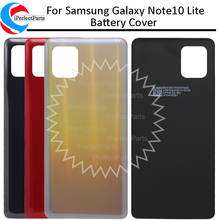 Capa traseira para samsung galaxy note 10 lite, cobertura de bateria para samsung note 10 lite 2024 - compre barato