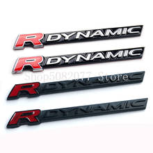 RDYNAMIC Bar Emblem for Range Rover VELAR Sport Edition Car Styling Fender Logo Lower Side Door Decoration Sticker Black Silver