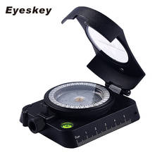 Eyeskey-Lámpara Led profesional a prueba de agua, brújula de medición de mapa, supervivencia, aleación de aluminio, grado militar (con batería) 2024 - compra barato