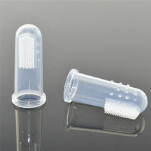 Soft Baby Safe Children Silicone Finger Toothbrush Gum brush to Clean Massage EIG88 2024 - buy cheap