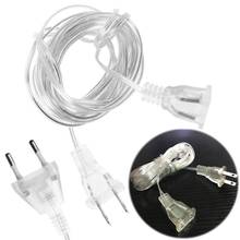 EU US Plug Male To Female Power Supply Extension Cable For PC Wall Charger LED Q1JC 2024 - buy cheap