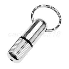 Silver Stainless Steel Cigar Puncher With Key Chain for Cigar Drilling Smoking Cigar Cutter Pocket Size Convenient to Carry 2024 - buy cheap