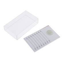 Acrylic False Lashes Adhesive Glue Pallet Holder for Eyelash Extensions, with Eyelash Storage Box Organizer 2024 - buy cheap