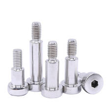 3pcs M3 stainless steel Allen shoulder screws equal shoulders plug screw limit bolt 4mm rod diameter 2.5mm-45mm length 2024 - buy cheap