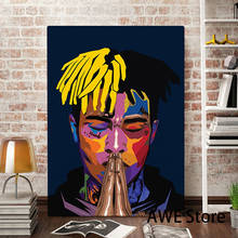 Lienzo XXXTentacion Wpap Popart imágenes decoración del hogar pinturas póster HD impresiones arte de pared Modular sala de estar sin marco 2024 - compra barato