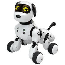 Программируемый беспроводной робот 2021G с дистанционным управлением, умная собака, детская игрушка, интеллектуальный говорящий робот, электронный питомец, детский подарок, 2,4 2024 - купить недорого