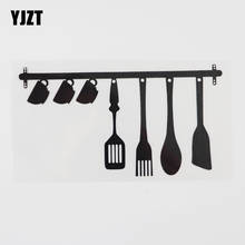 YJZT 14.6CM×7.8CM Kitchen Supplies Car Sticker Vinyl Accessories Decal Black/Silver 13E-0042 2024 - buy cheap