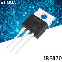 10 PÇS/LOTE IRF820 2.5A IRF820PBF TO-220 Transistor 500V 2024 - compre barato