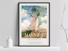 Póster de Claude Monet, mujer con la sombrilla, póster de exposición de arte, Impresión de Claude Monet, impresión artística de exposición, impresión artística 2024 - compra barato