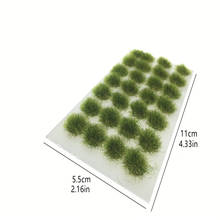 Diorama-hierba verde mixta para tren Ho, diseño de arquitectura, 5mm, materiales de construcción 2024 - compra barato