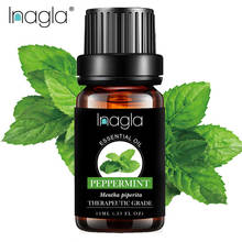 Inagla Peppermint Essential Oil Pure Natural 10ML Pure Essential Oils Aromatherapy Diffusers Oil Relieve Stress mint Air Fresh 2024 - buy cheap