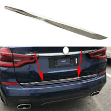 For BMW X3 G01 2018 2019 2020 2021 Tailgate Rear Door Trunk Boot Trim Stripe Cover Protector Chrome Accessories 2024 - buy cheap