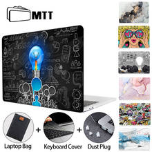 MTT Laptop Case For Macbook Air Pro Retina 13 14 12 15 16 inch Touch Bar 2020 Protective Funda With Keyboard Cover A2337 A2442 2024 - buy cheap