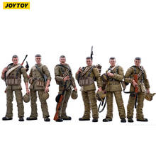 (6PCS/Set)JOYTOY 1/18 10.5CM Action Figure Soldier CPVA Chinese people's Volunteer Army Model Toys Collection Free Shipping 2024 - buy cheap