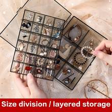 Large Jewelry Organizer Double Layer Jewel Storage Box Case Travel Wedding Necklace Bracelet Ring Storage Case Transparent Boxes 2024 - buy cheap