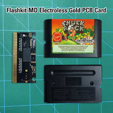 Mandril rock ii-kit de lanterna md electroless gold pcb card 16 bit md jogos cartucho para console megadrive genesis 2024 - compre barato