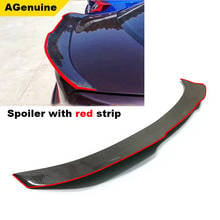 Carbon fiber PSM Style Car Rear Trunk Spoiler Back Boot Lip Spoiler Wing for BMW 3 series F30 F35 2024 - buy cheap