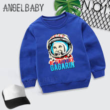 Boys Girls Sweatshirt Kids CCCP USSR Gagarin Hoodies The Soviet Union Russia Space Children Autumn Tops Baby Clothes,KYT2437 2024 - buy cheap
