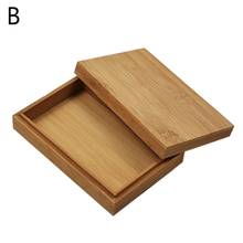 Bamboo Cards Storage Box Desktop Poker Playing Card Box Container Case Tarot Box M5TC 2024 - buy cheap