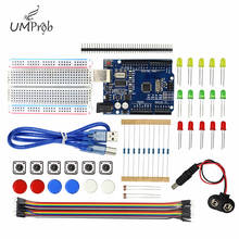 Starter Kit UNO R3 mini Breadboard LED jumper wire button for arduino compatile 2024 - buy cheap