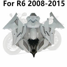 Kit de carenado completo para motocicleta YAMAHA, cubierta ABS de Color sólido y blanco brillante, YZF600 08-09-10-11-12-13-14-15, 2008-2015 2024 - compra barato