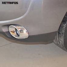 Для Mitsubishi Outlander 2013 2014 ABS Хромированная передняя противотуманная фара крышка Накладка Foglight лампа тень рамка противотуманной фары 2024 - купить недорого