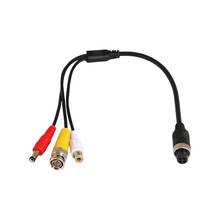 New 4 Pin Aviation Cable To Audio Video 12V Output Adaptor Cable ,4 Pin To BNC Adaptor Cable 2024 - buy cheap
