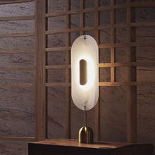 Современная светодиодная цветная стеклянная светодиодная лампада comodino, настольная лампа для спальни, прикроватная лампа 2024 - купить недорого