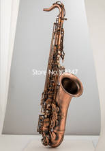 High Quality Tenor Saxophone Bb Tune Red brass Woodwind Instrument With Mouthpiece Case 2024 - buy cheap