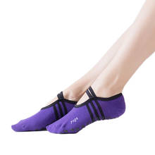 Zapatillas deportivas de algodón antipatinaje para mujer, Calcetines Bajos de Barra, Pilates, Ballet, Yoga, baile, talla 5-10 2024 - compra barato