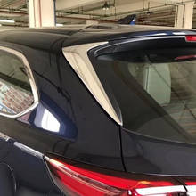 For Mazda CX9 CX-9 2016-2019 CX8 CX-8 2017 2018 2019 2020 ABS Rear Rear Spoiler Side C Pillar triangle molding window Bezel 2024 - buy cheap