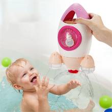 Rocket-juguete de baño giratorio para bebé, Spray de agua, lavar el pelo, útil para bebés, R7RB 2024 - compra barato