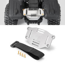 Yeahru suporte de placa de bateria de metal, painel de expansão com alça para traxxas trx4 g500 1/10 rc rock crawler 2024 - compre barato