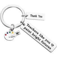 Art Teacher Gifts Keychain Keyring Teacher Like You Artist Painter Colorful Painter Jewelry Artist Gift Art Teacher Gifts 2024 - buy cheap