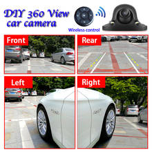 Câmera de estacionamento com visão noturna hd, sistema de visão de 360, assistente de estacionamento, imagem, carro, visão noturna, frontal, traseira 2024 - compre barato