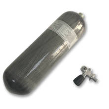 Cilindro de fibra de carbono compuesto para Paintball, tanque Pcp de 4500Psi con válvula de buceo, tanque de aire para buceo, AC16851, 6.8L 2024 - compra barato