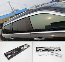 Abs chrome janela viseira ventilação shades sun guarda chuva acessórios para jeep grand cherokee 2011-2019 compass comandante estilo do carro 2024 - compre barato