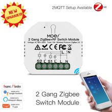Tuya ZigBee 3.0 Smart Switch Module Remote Home Control 1/2 Gang Zigbee+rf Light Switch Relay Module Work With Alexa Google Home 2024 - buy cheap