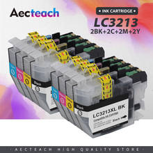 Aecteach-cartucho de tinta Compatible con impresoras LC3211, LC3213, Brother LC 3213, DCP-J772DW, DCP-J774DW, MFC-J890DW, nuevo 2024 - compra barato