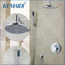 KEMAIDI Ceilling Bathroom Rain Shower Chuveiro Set Hot/Cold 8" Rainfall Faucet Shower Head  Bathtub Shower Set Handheld shower 2024 - buy cheap