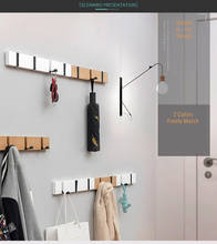 Nordic Fashion Home Decor Nailless Folding Coat Hook Hallway Bedroom Door Hat Clothes Rack Hanger Kitchen Toilet Wall Brack Hook 2024 - buy cheap