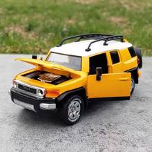 Gifts For Kids Simulation Diecasts & Toy Vehicles ShengHui TOYOTA FJ Cruiser Off-Road SUV 1:32 Alloy Car Model Collection Toys 2024 - buy cheap