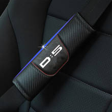 Funda de cuero de fibra de carbono para cinturón de seguridad de coche, accesorios de hombro para Mitsubishi Delica D5, 2 uds. 2024 - compra barato