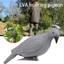 EVA Fake Bird Yard Pest Creative Hunting Decoy Target Grey Realistic Garden Dove Decoy Decor Tree Scarecrow Outdoors Shooting 2024 - buy cheap