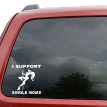 i support single momsCar stickers off road diesel vehicle motorcycle external accessories decoration car fun Decal PVC 2024 - buy cheap