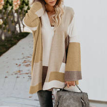 Meihuida casaco de malha feminino, casaco longo solto casual de manga longa, de crochê, suéter de tricô 2024 - compre barato