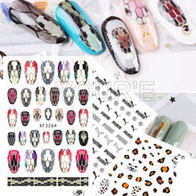 3D Sport Nail Art Sticker Manicure Design Self-adhesive Snake Sticker for Nails Decals Tips Leopard Nail Art Decoration Stickers 2024 - buy cheap